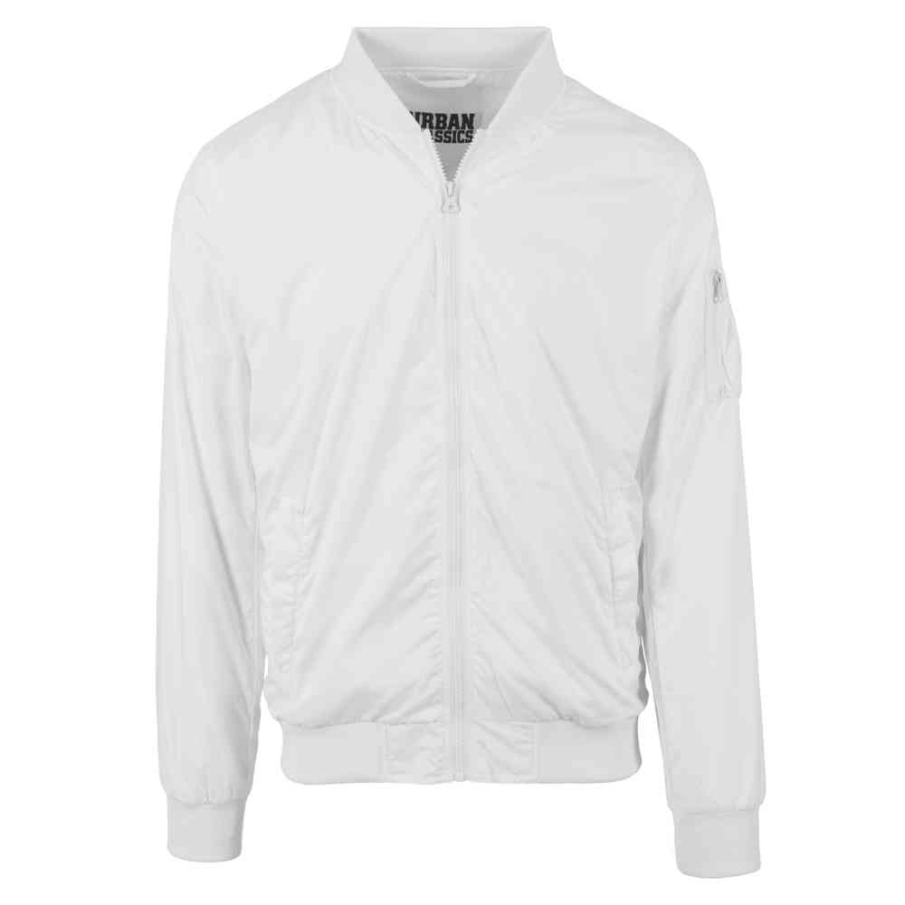Urban Classics Urban Classics Bomber jacket Light White Urban Classics Urban Classics Bomber jacket Light White